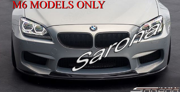 Custom BMW 6 Series  Coupe, Convertible & Sedan Front Add-on Lip (2011 - 2016) - $599.00 (Part #BM-043-FA)
